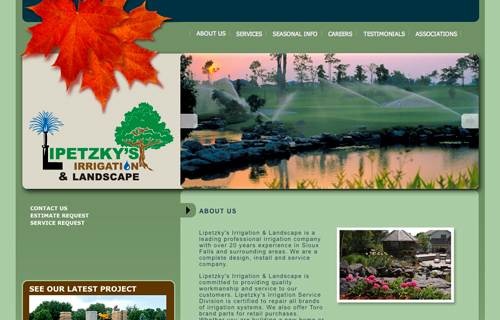 Lipetzky's Irrigation Website